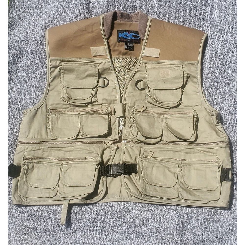 xteme outdoor fishing vest size large